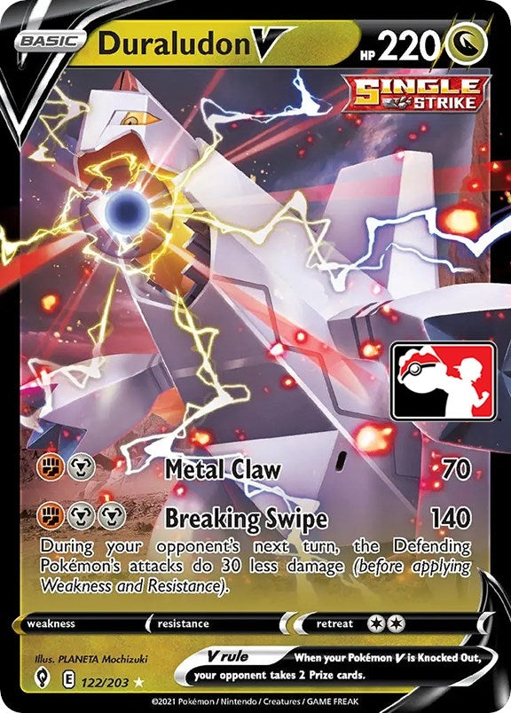 Image for Duraludon V (Prize Pack Series Cards) (122/203) - Pokemon