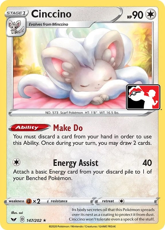 Image for Cinccino (Prize Pack Series Cards) (147/202) - Pokemon