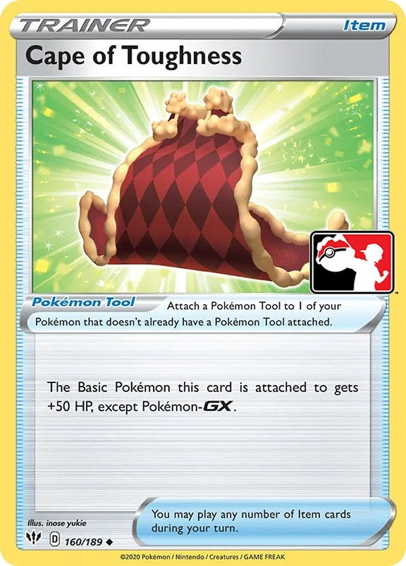 Image for Cape of Toughness (Prize Pack Series Cards) (160/189) - Pokemon