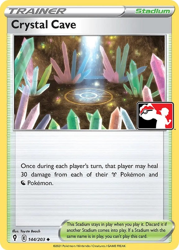 Image for Crystal Cave (Prize Pack Series Cards) (144/203) - Pokemon