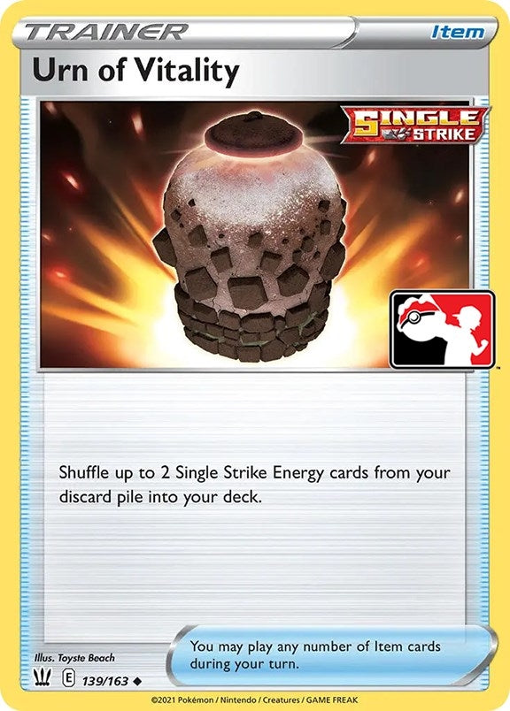 Image for Urn of Vitality (Prize Pack Series Cards) (139/163) - Pokemon