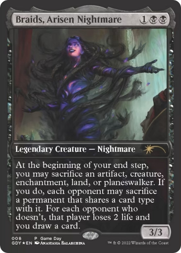 Image for Braids, Arisen Nightmare (Game Day & Store Championship Promos) (8) - Magic: The Gathering