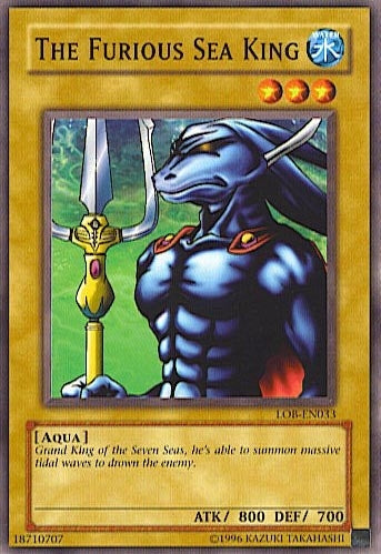 Image for The Furious Sea King (Legend of Blue Eyes White Dragon (Worldwide English)) (LOB-EN033) - YuGiOh