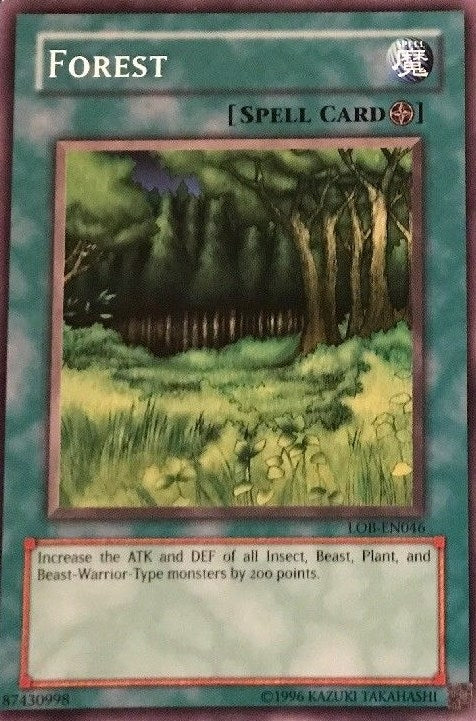 Image for Forest (Legend of Blue Eyes White Dragon (Worldwide English)) (LOB-EN046) - YuGiOh