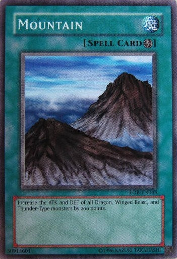 Image for Mountain (Legend of Blue Eyes White Dragon (Worldwide English)) (LOB-EN048) - YuGiOh