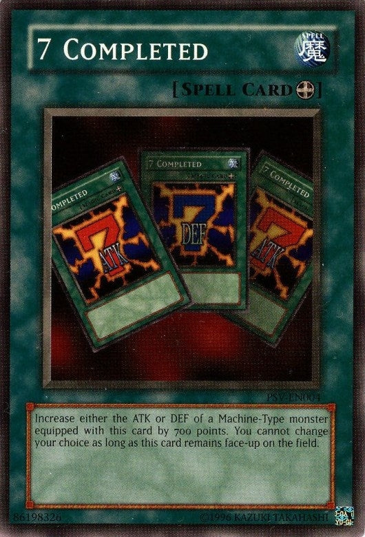 Image for 7 Completed (Pharaoh's Servant (Worldwide English)) (PSV-EN004) - YuGiOh