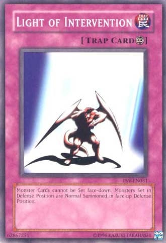 Image for Light of Intervention (Pharaoh's Servant (Worldwide English)) (PSV-EN031) - YuGiOh