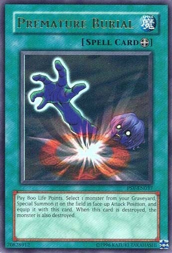 Image for Premature Burial (Pharaoh's Servant (Worldwide English)) (PSV-EN037) - YuGiOh