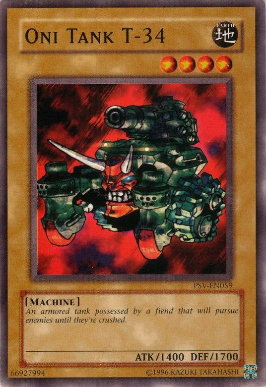 Image for Oni Tank T-34 (Pharaoh's Servant (Worldwide English)) (PSV-EN059) - YuGiOh