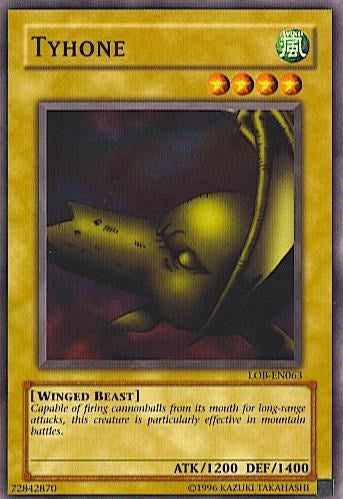 Image for Tyhone (Legend of Blue Eyes White Dragon (Worldwide English)) (LOB-EN063) - YuGiOh