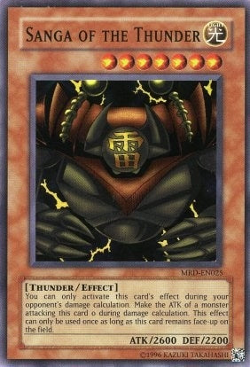 Image for Sanga of the Thunder (Metal Raiders (Worldwide English)) (MRD-EN025) - YuGiOh