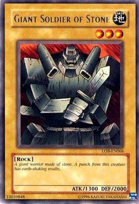 Image for Giant Soldier of Stone (Legend of Blue Eyes White Dragon (Worldwide English)) (LOB-EN068) - YuGiOh
