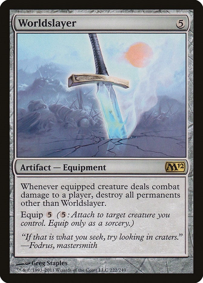 Image for Worldslayer (Magic 2012 (M12)) (222) - Magic: The Gathering