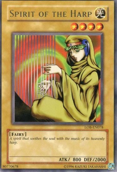 Image for Spirit of the Harp (Legend of Blue Eyes White Dragon (Worldwide English)) (LOB-EN078) - YuGiOh