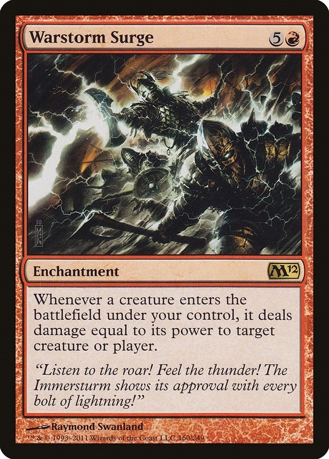 Image for Warstorm Surge (Magic 2012 (M12)) (160) - Magic: The Gathering