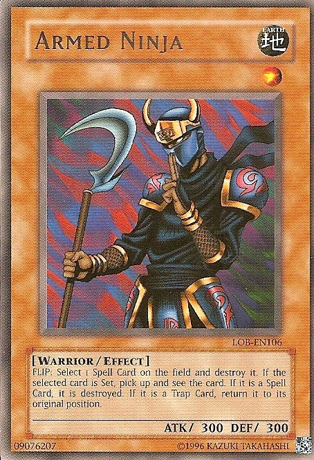 Image for Armed Ninja (Legend of Blue Eyes White Dragon (Worldwide English)) (LOB-EN106) - YuGiOh