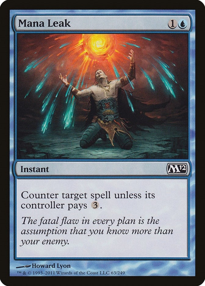 Image for Mana Leak (Magic 2012 (M12)) (63) - Magic: The Gathering
