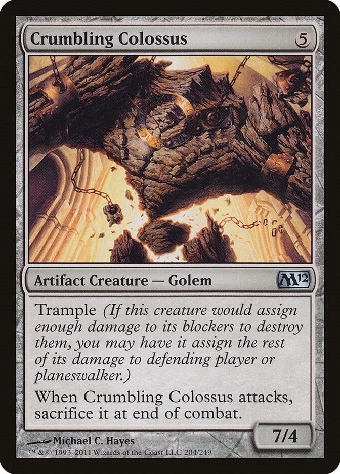 Image for Crumbling Colossus (Magic 2012 (M12)) (204) - Magic: The Gathering