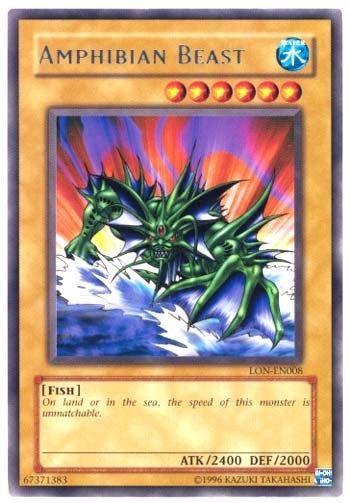 Image for Amphibian Beast (Labyrinth of Nightmare (Worldwide English)) (LON-EN008) - YuGiOh