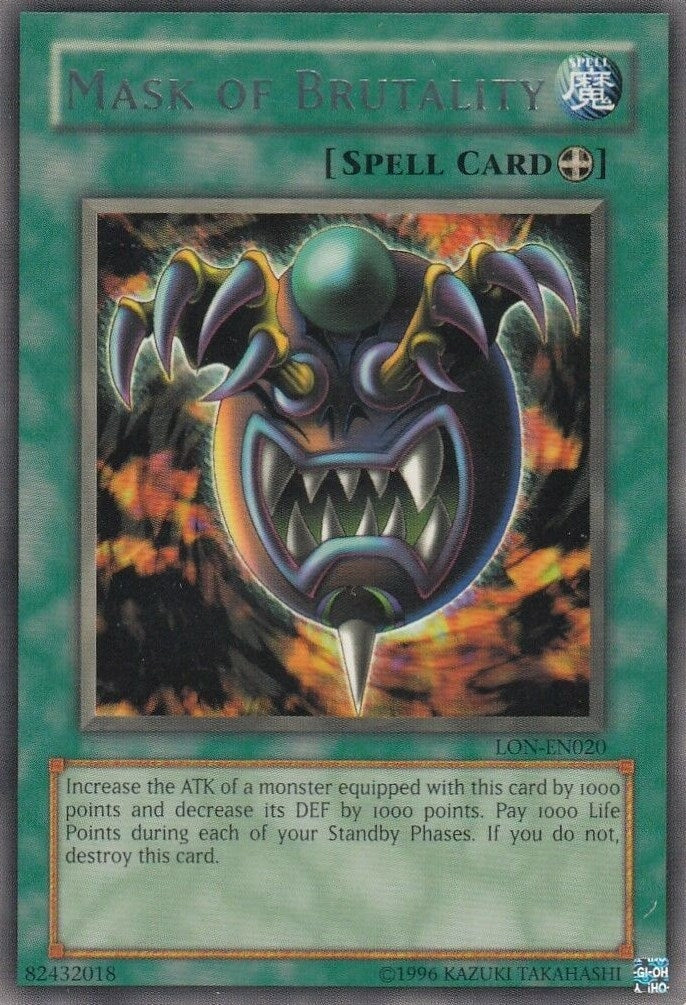 Image for Mask of Brutality (Labyrinth of Nightmare (Worldwide English)) (LON-EN020) - YuGiOh