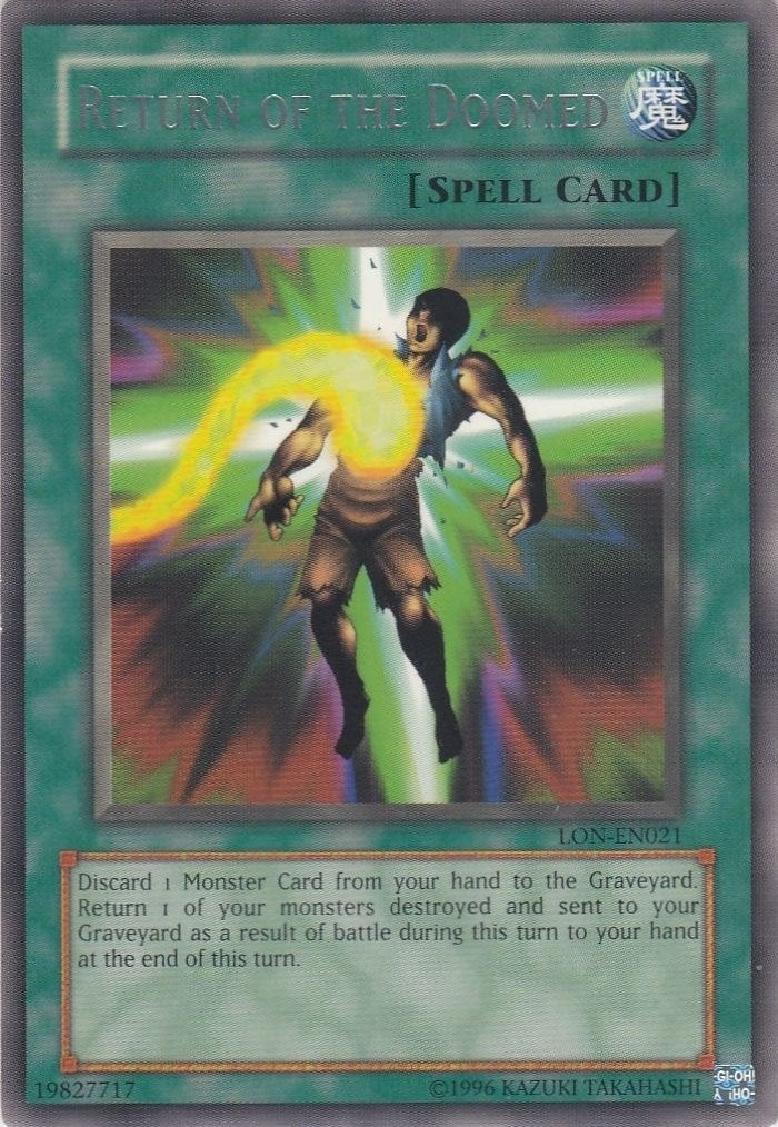 Image for Return of the Doomed (Labyrinth of Nightmare (Worldwide English)) (LON-EN021) - YuGiOh
