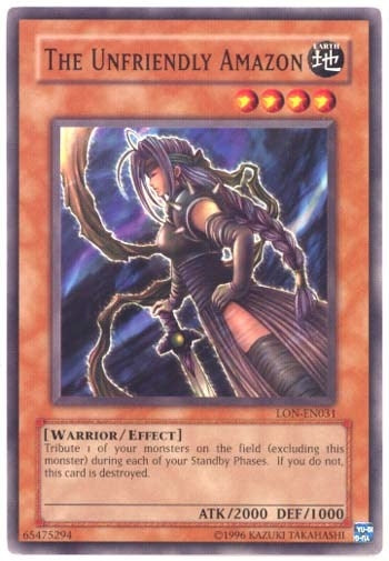 Image for The Unfriendly Amazon (Labyrinth of Nightmare (Worldwide English)) (LON-EN031) - YuGiOh