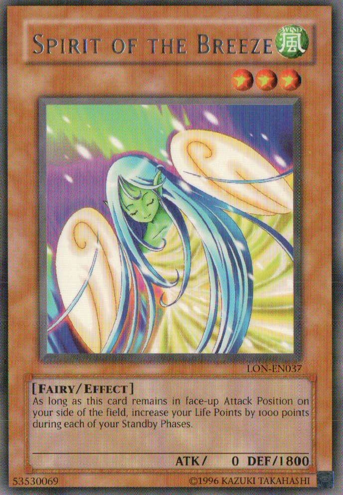 Image for Spirit of the Breeze (Labyrinth of Nightmare (Worldwide English)) (LON-EN037) - YuGiOh