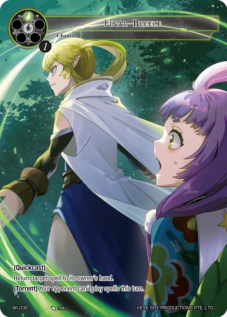 Image for Final Breeze (WL032) (Promo Cards) (WL032) - Force of Will
