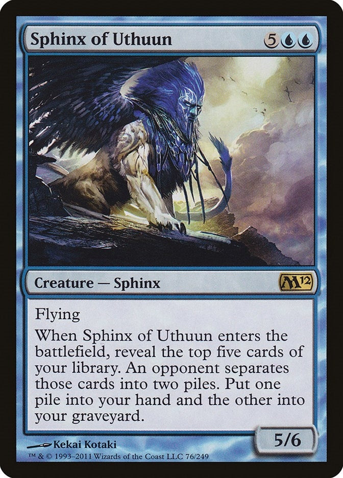 Image for Sphinx of Uthuun (Magic 2012 (M12)) (76) - Magic: The Gathering