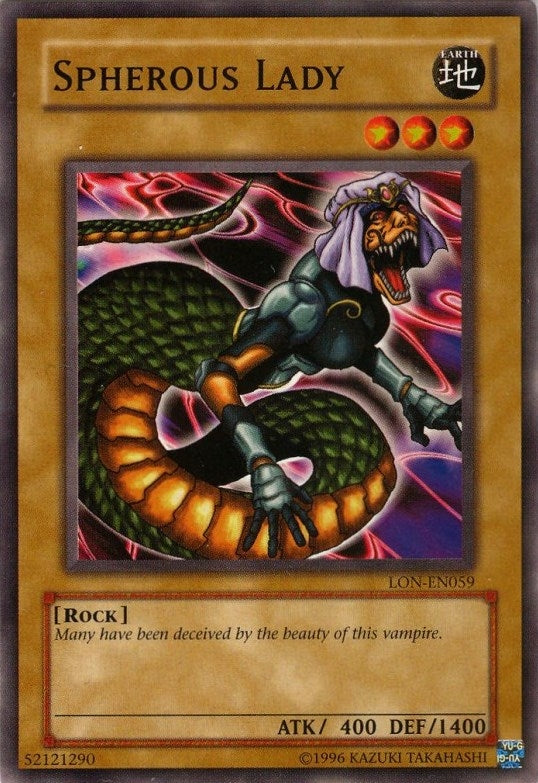Image for Spherous Lady (Labyrinth of Nightmare (Worldwide English)) (LON-EN059) - YuGiOh