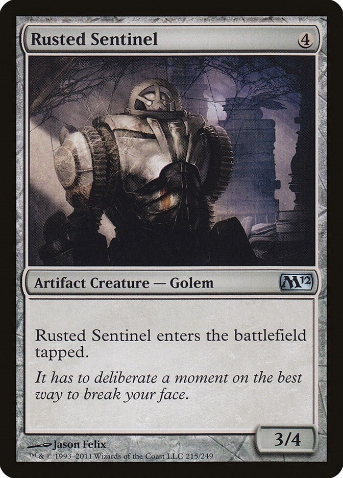 Image for Rusted Sentinel (Magic 2012 (M12)) (215) - Magic: The Gathering