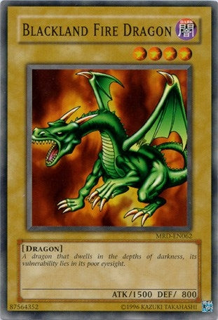 Image for Blackland Fire Dragon (Metal Raiders (Worldwide English)) (MRD-EN062) - YuGiOh