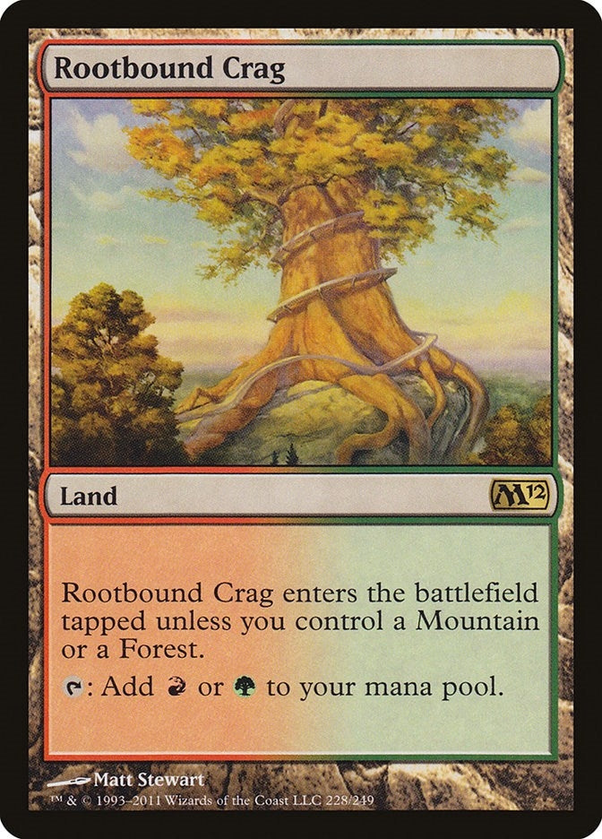 Image for Rootbound Crag (Magic 2012 (M12)) (228) - Magic: The Gathering