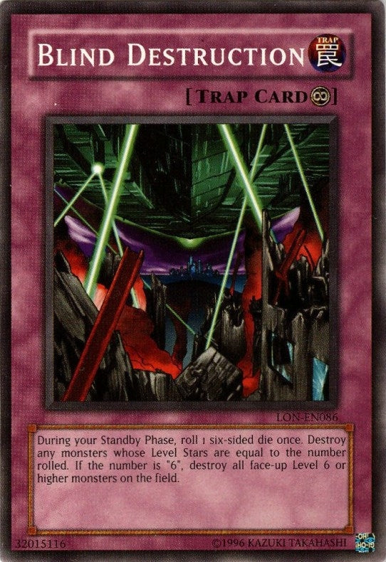 Image for Blind Destruction (Labyrinth of Nightmare (Worldwide English)) (LON-EN086) - YuGiOh
