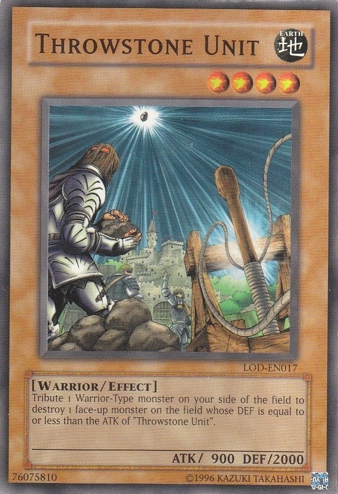 Image for Throwstone Unit (Legacy of Darkness (Worldwide English)) (LOD-EN017) - YuGiOh