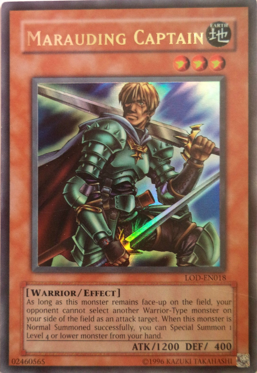 Image for Marauding Captain (Legacy of Darkness (Worldwide English)) (LOD-EN018) - YuGiOh
