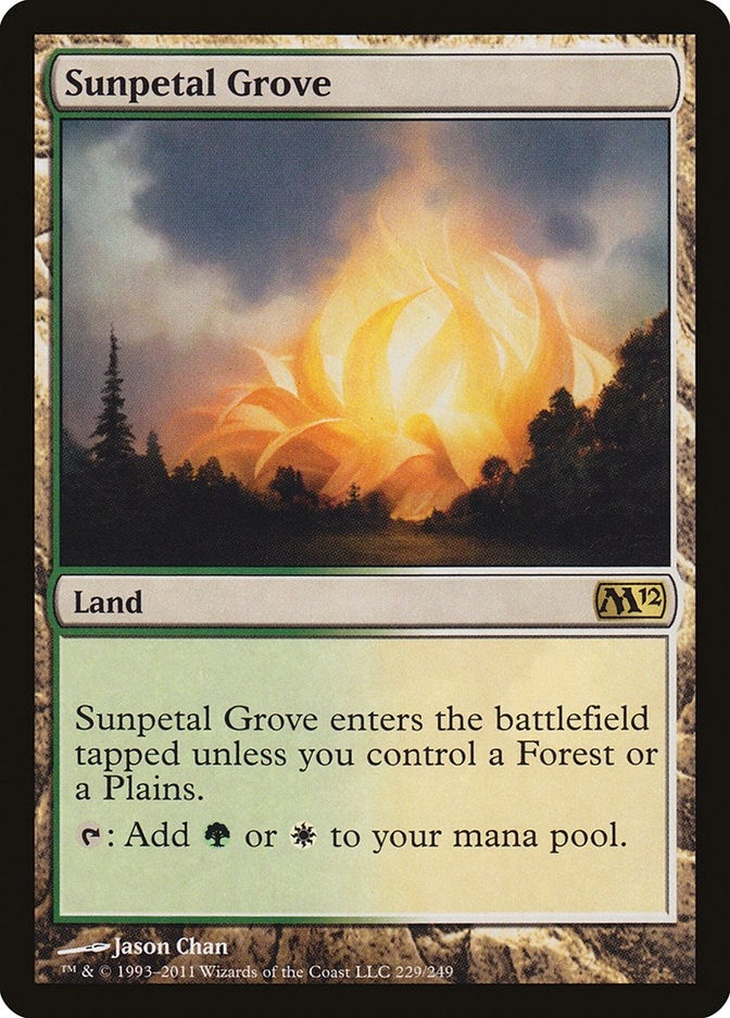 Image for Sunpetal Grove (Magic 2012 (M12)) (229) - Magic: The Gathering