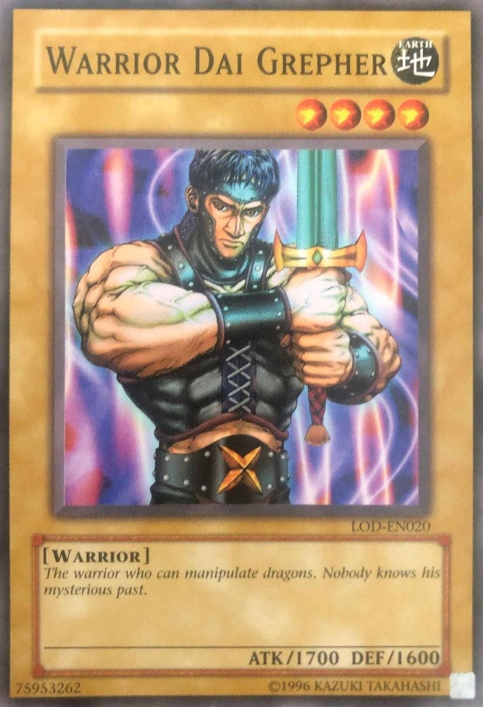 Image for Warrior Dai Grepher (Legacy of Darkness (Worldwide English)) (LOD-EN020) - YuGiOh