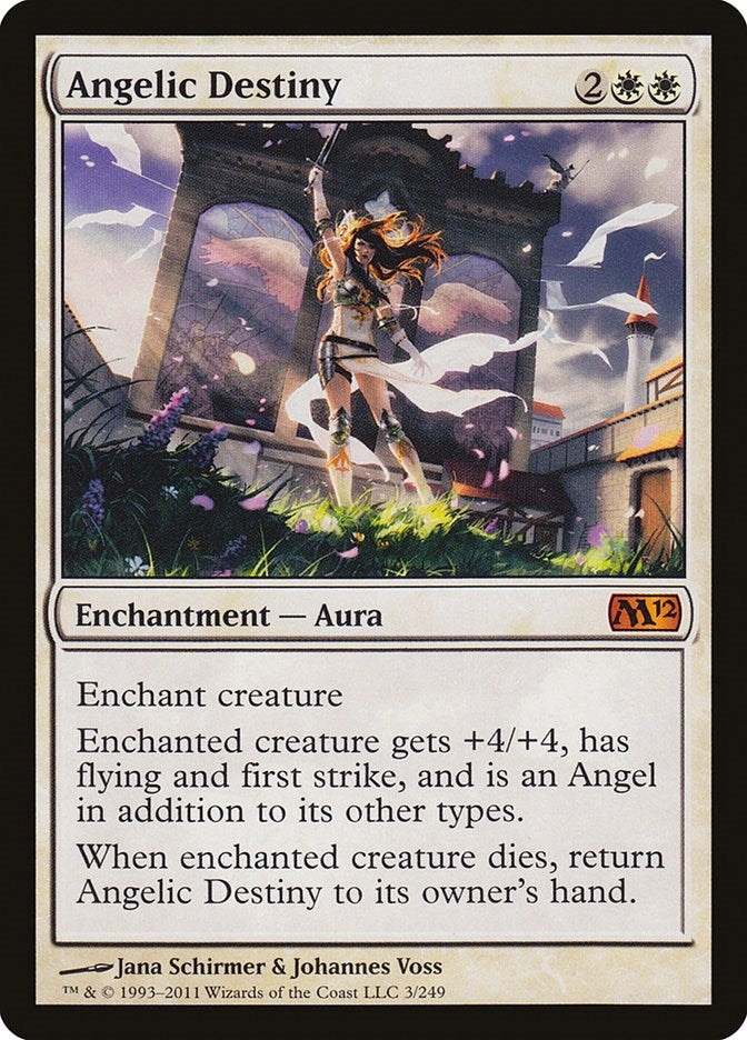 Image for Angelic Destiny (Magic 2012 (M12)) (3) - Magic: The Gathering