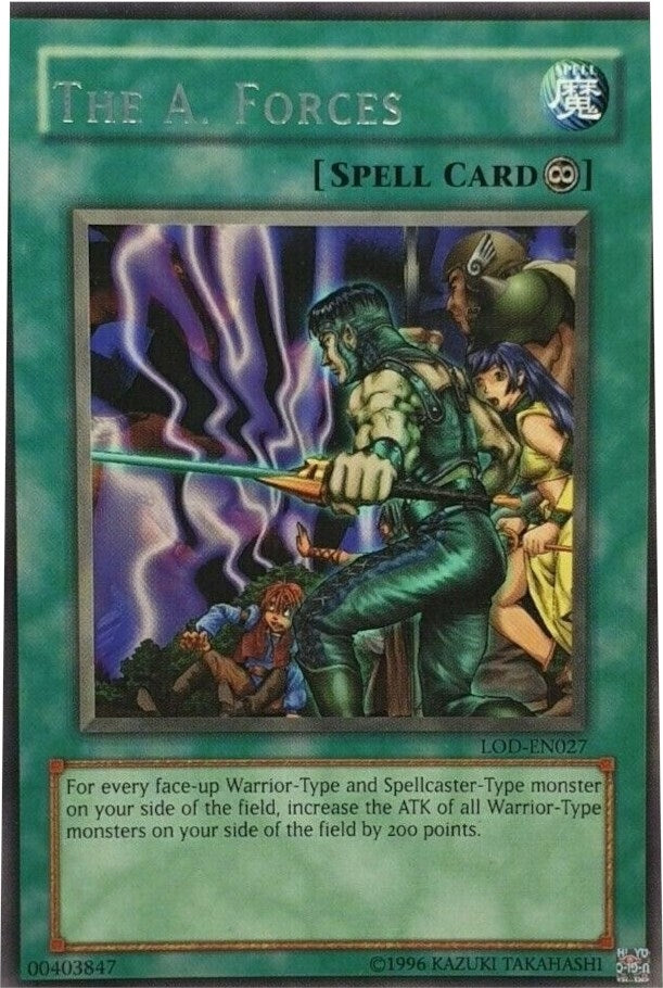 Image for The A. Forces (Legacy of Darkness (Worldwide English)) (LOD-EN027) - YuGiOh