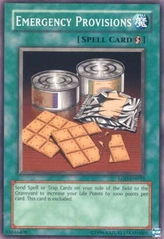 Image for Emergency Provisions (Legacy of Darkness (Worldwide English)) (LOD-EN033) - YuGiOh