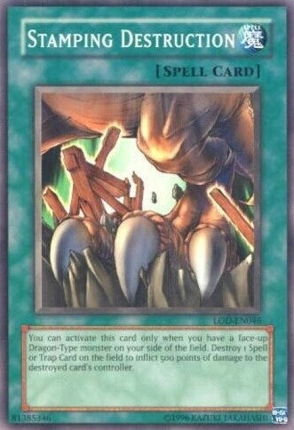 Image for Stamping Destruction (Legacy of Darkness (Worldwide English)) (LOD-EN046) - YuGiOh