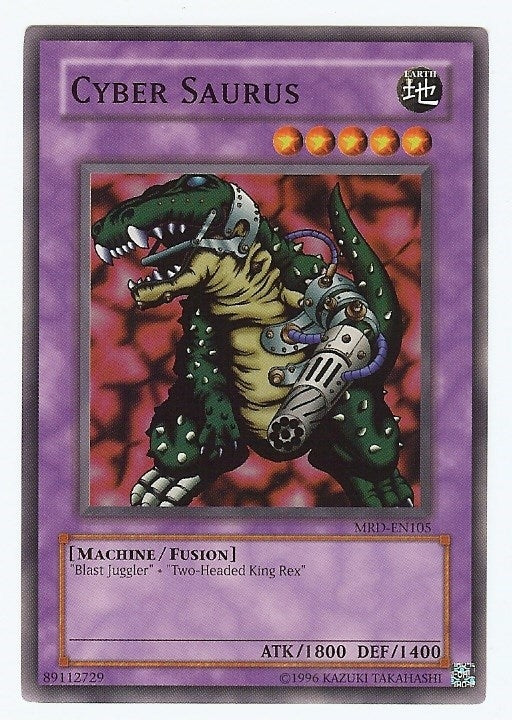 Image for Cyber Saurus (Metal Raiders (Worldwide English)) (MRD-EN105) - YuGiOh