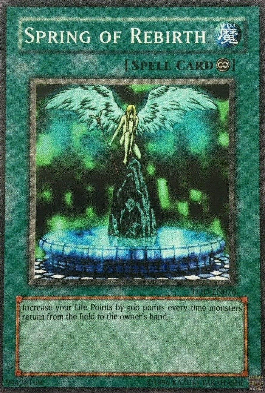 Image for Spring of Rebirth (Legacy of Darkness (Worldwide English)) (LOD-EN076) - YuGiOh