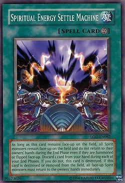 Image for Spiritual Energy Settle Machine (Legacy of Darkness (Worldwide English)) (LOD-EN082) - YuGiOh