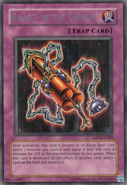Image for Blast with Chain (Legacy of Darkness (Worldwide English)) (LOD-EN088) - YuGiOh