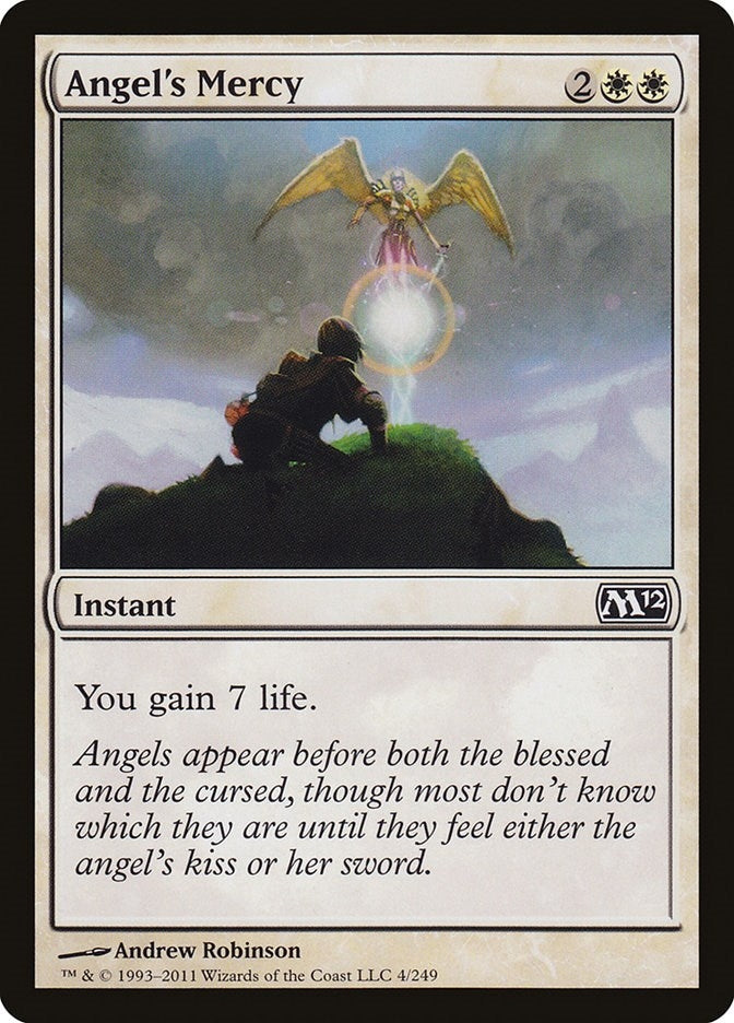 Image for Angel's Mercy (Magic 2012 (M12)) (4) - Magic: The Gathering