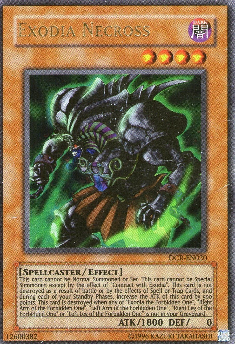 Image for Exodia Necross (Dark Crisis (Worldwide English)) (DCR-EN020) - YuGiOh