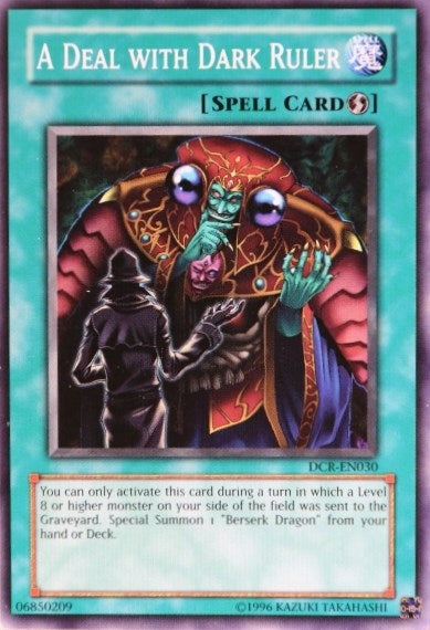 Image for A Deal with Dark Ruler (Dark Crisis (Worldwide English)) (DCR-EN030) - YuGiOh