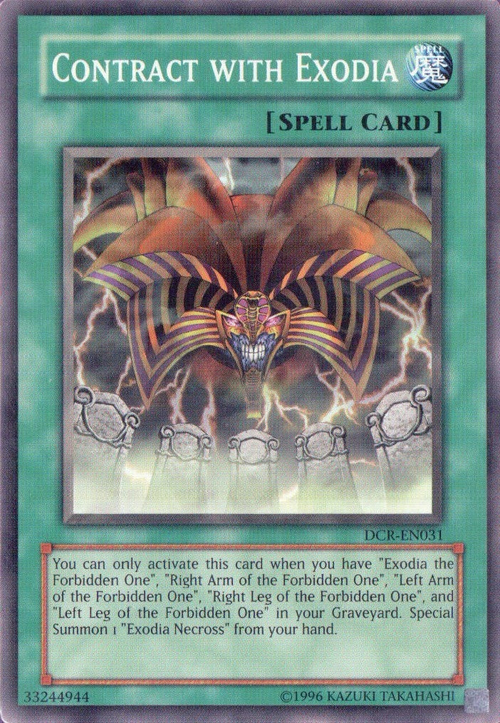 Image for Contract with Exodia (Dark Crisis (Worldwide English)) (DCR-EN031) - YuGiOh